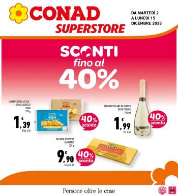 Volantino Conad Superstore - 2/12/2025 - 15/12/2025.