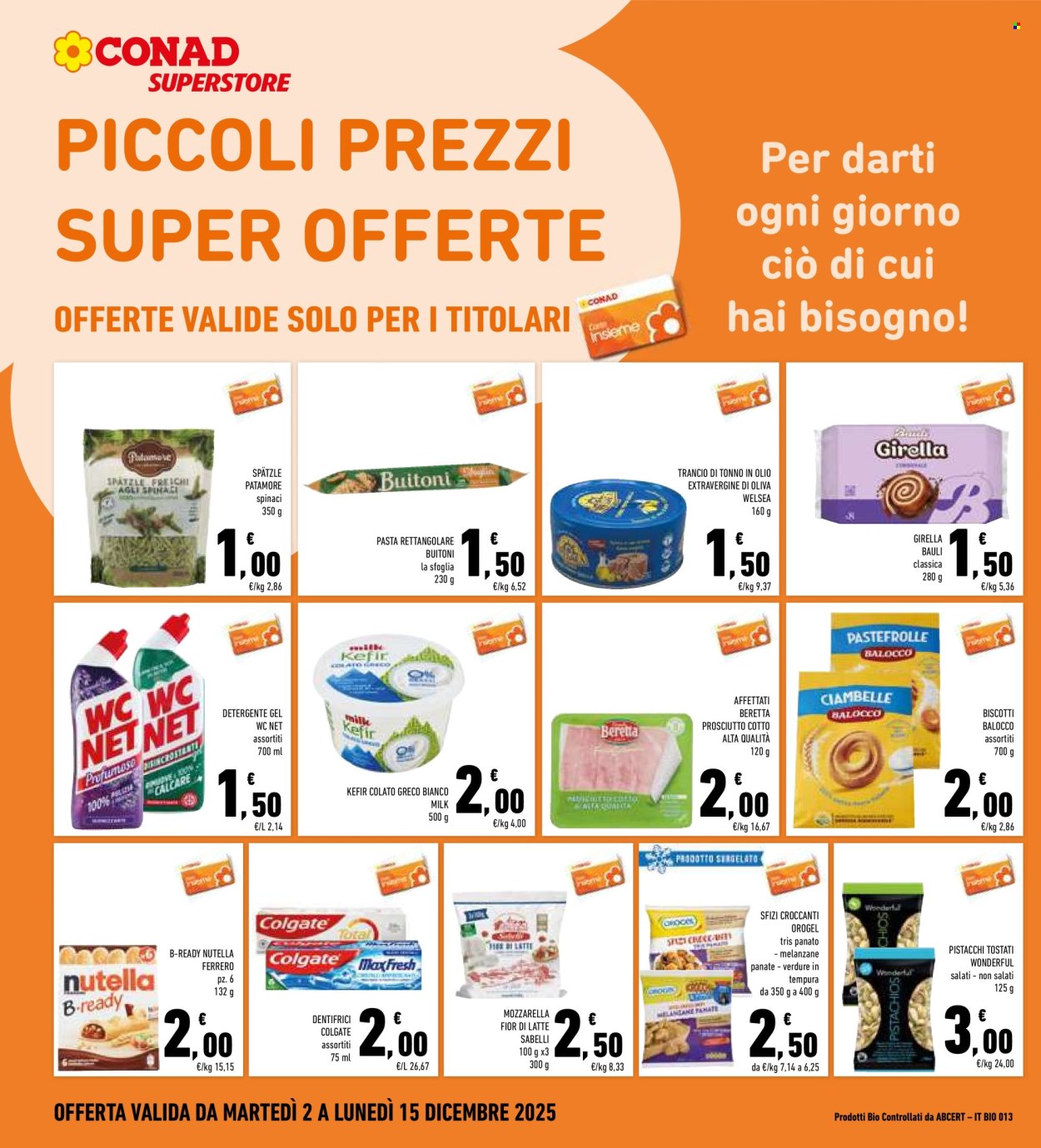Volantino Conad Superstore - 2/12/2025 - 15/12/2025. Pagina 14