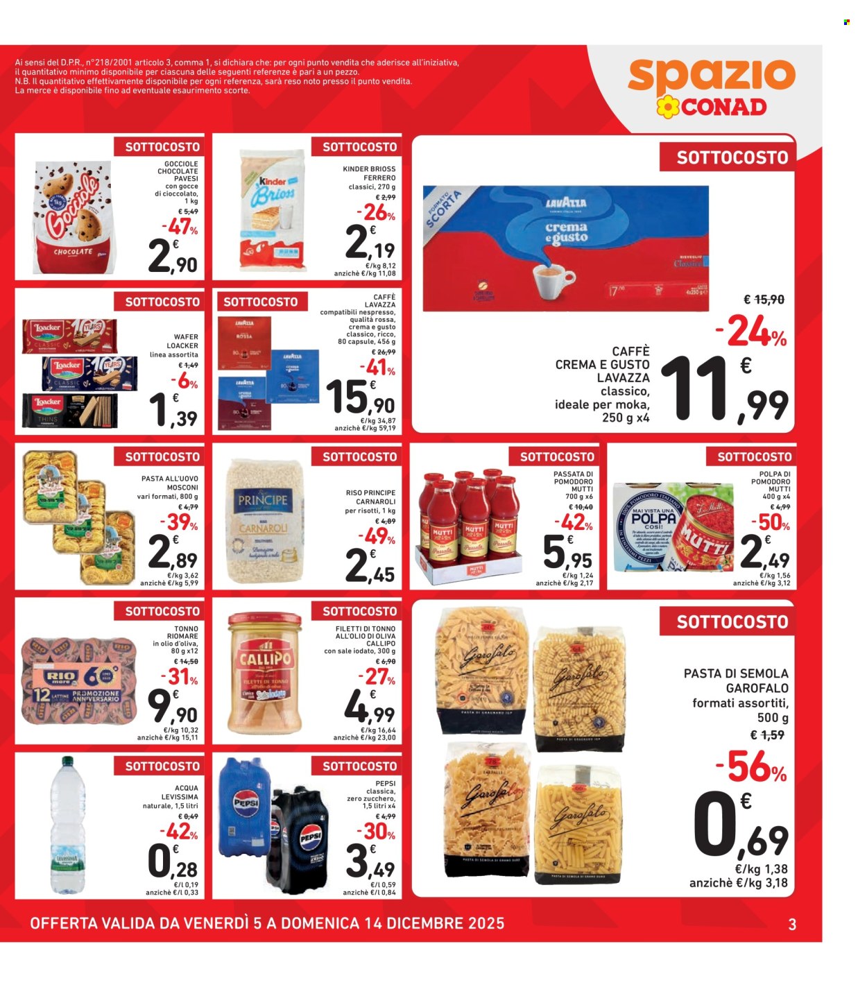 Volantino Spazio Conad - 5/12/2025 - 14/12/2025. Pagina 3