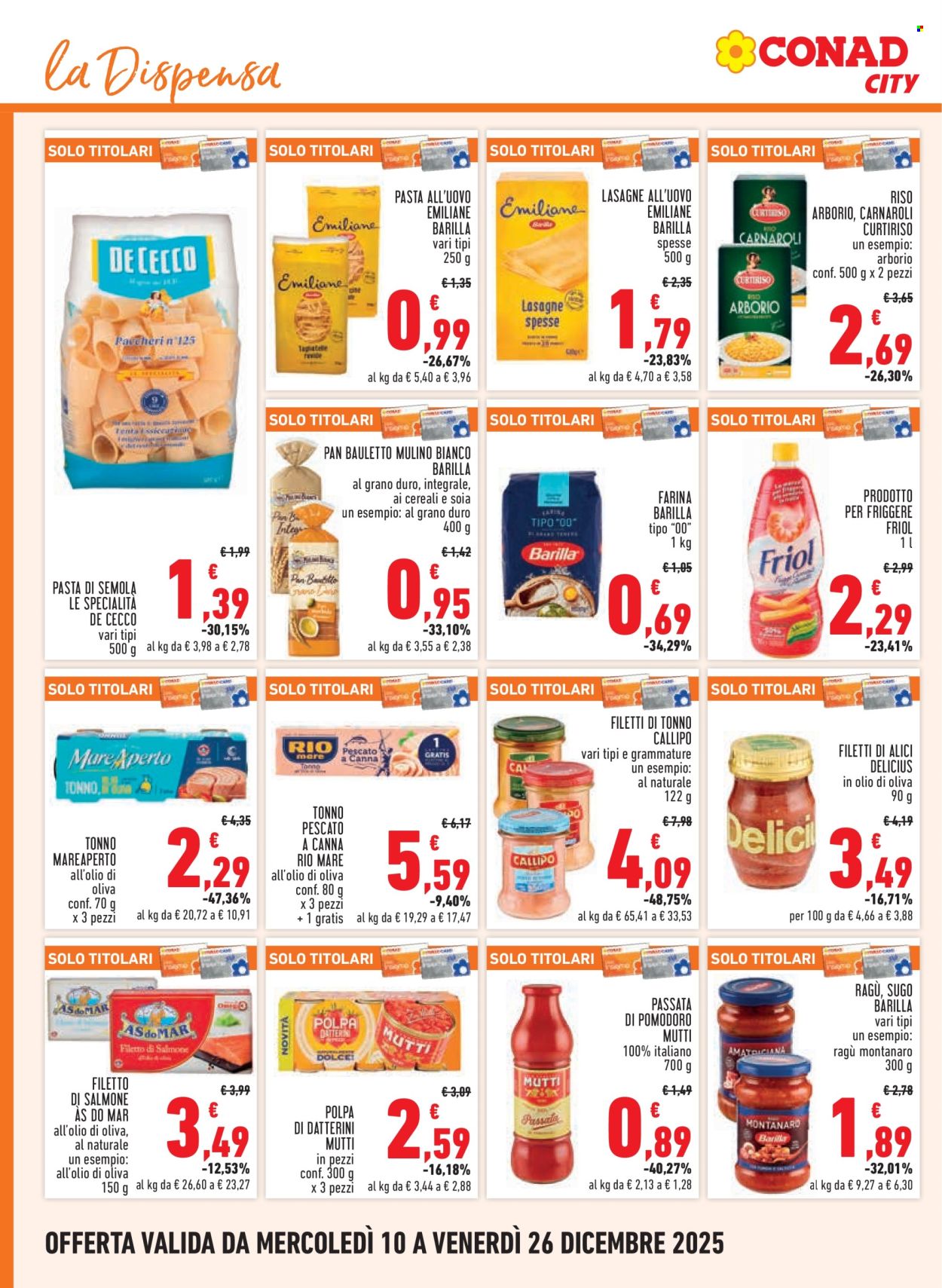 Volantino Conad - 10/12/2025 - 26/12/2025. Pagina 16