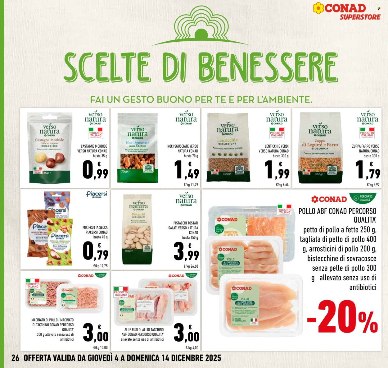 Volantino Conad Superstore - 4/12/2025 - 14/12/2025. Pagina 26