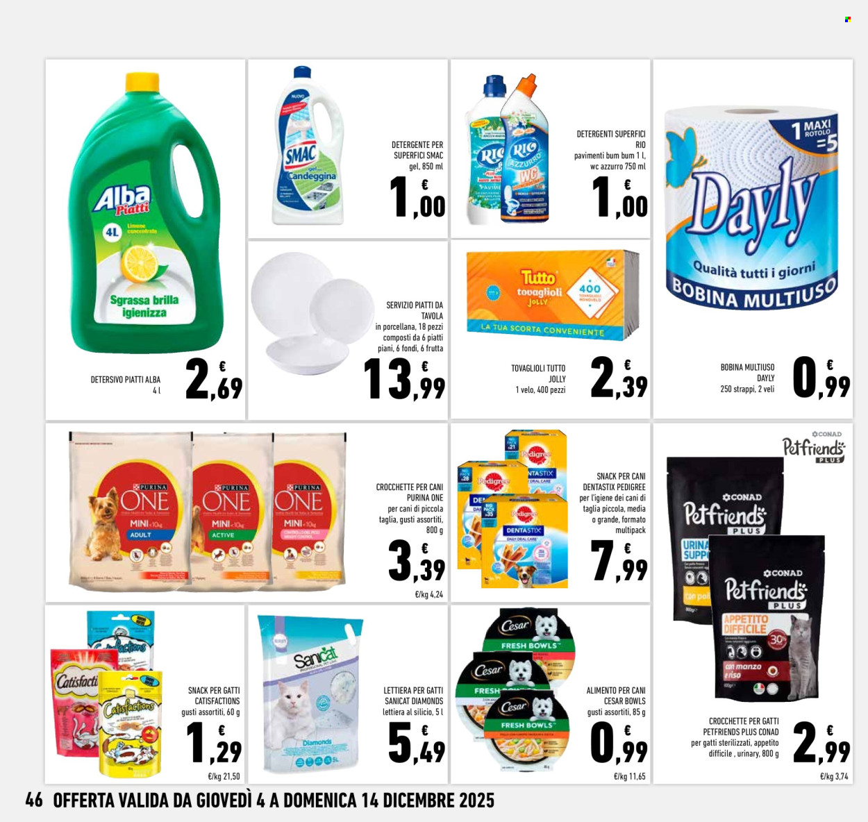 Volantino Conad Superstore - 4/12/2025 - 14/12/2025. Pagina 46