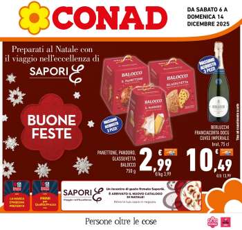 Volantino Conad - 6/12/2025 - 14/12/2025.
