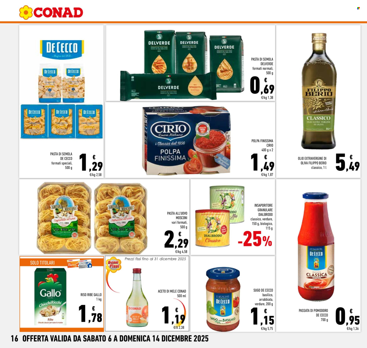 Volantino Conad - 6/12/2025 - 14/12/2025. Pagina 16