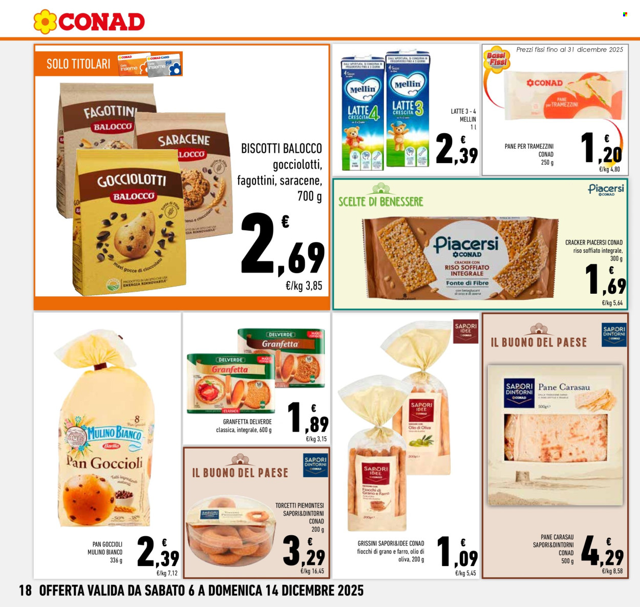 Volantino Conad - 6/12/2025 - 14/12/2025. Pagina 18