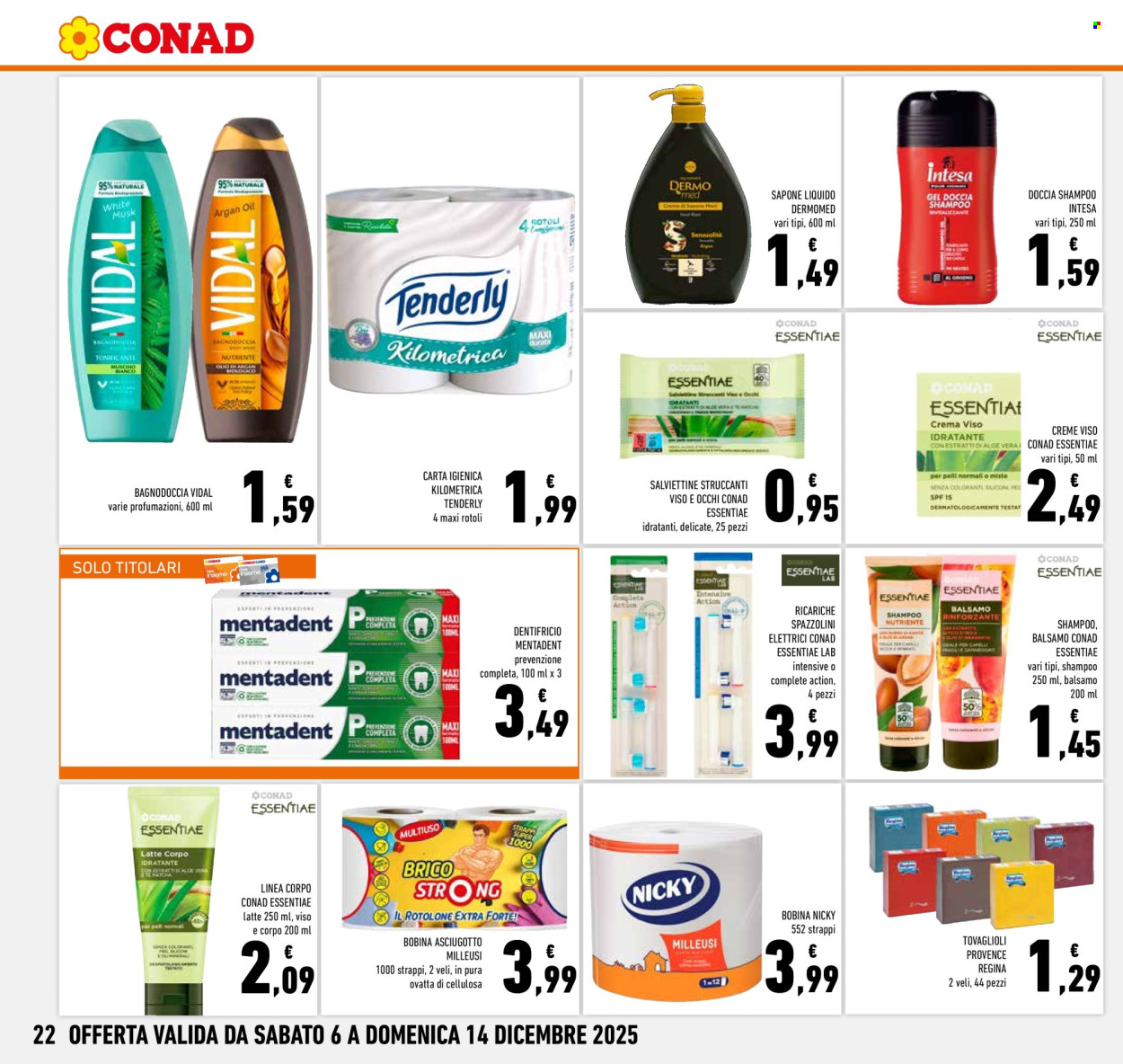 Volantino Conad - 6/12/2025 - 14/12/2025. Pagina 22