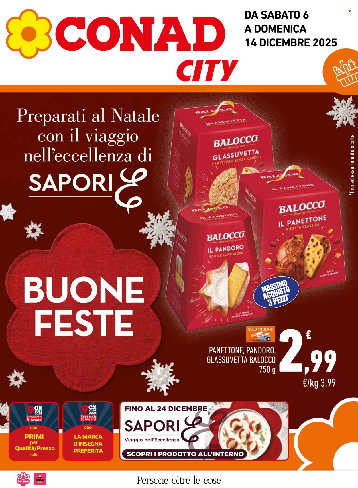Volantino Conad City - 6/12/2025 - 14/12/2025. Pagina 1