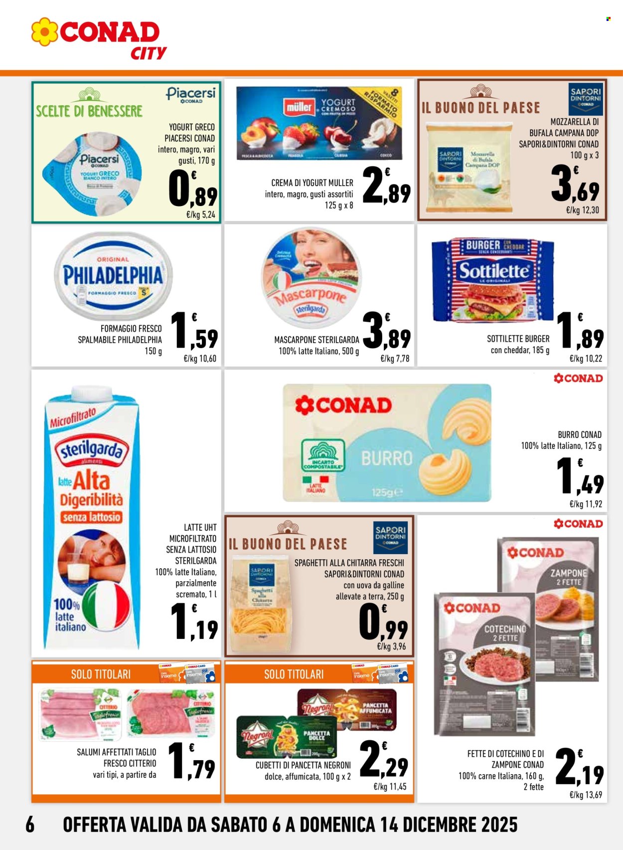 Volantino Conad City - 6/12/2025 - 14/12/2025. Pagina 6