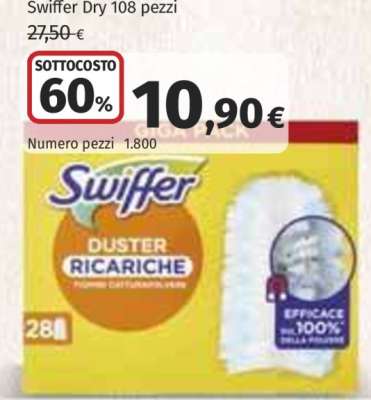 Swiffer Dry 108 pezzi