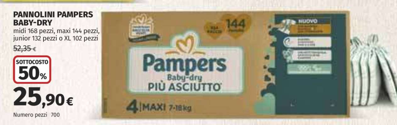 Pannolini Pampers Baby Dry