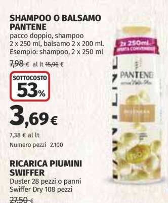 Shampoo o Balsamo Pantene