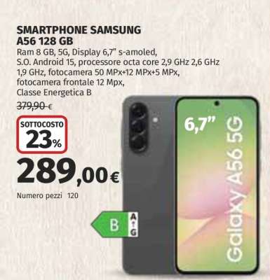 SMARTPHONE SAMSUNG A56 128 GB