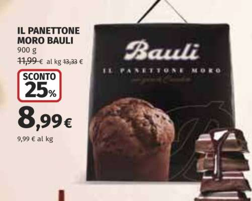 IL PANETTONE MORO BAULI