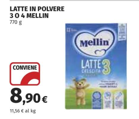 LATTE IN POLVERE 3 O 4 MELLIN