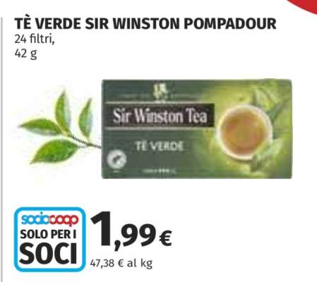 TÈ VERDE SIR WINSTON POMPADOUR