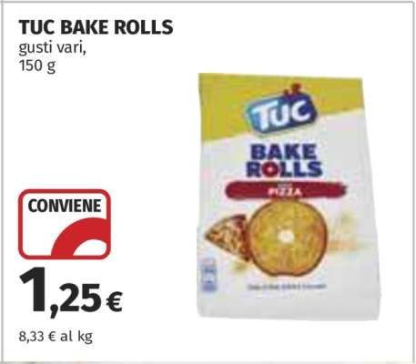 TUC BAKE ROLLS