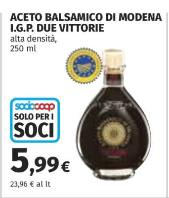 Aceto Balsamico di Modena I.G.P. Due Vittorie