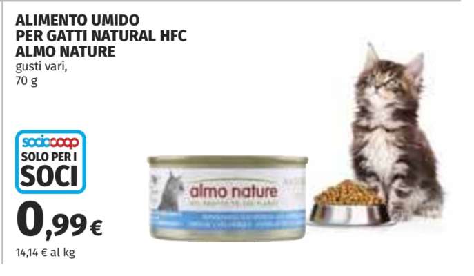 ALIMENTO UMIDO PER GATTI NATURAL HFC ALMO NATURE