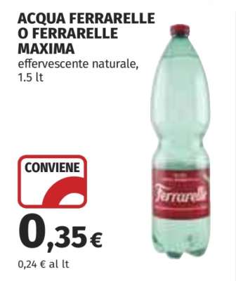 ACQUA FERRARELLE O FERRARELLE MAXIMA