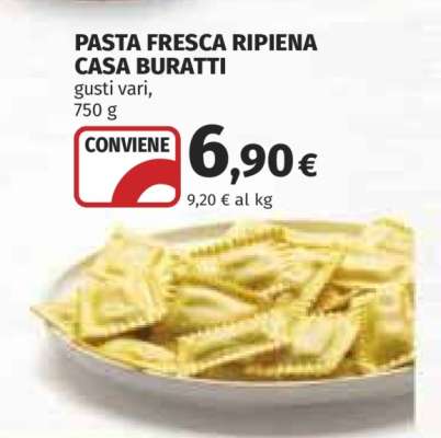 PASTA FRESCA RIPIENA CASA BURATTI
