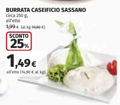 Burrata Caseificio Sassano