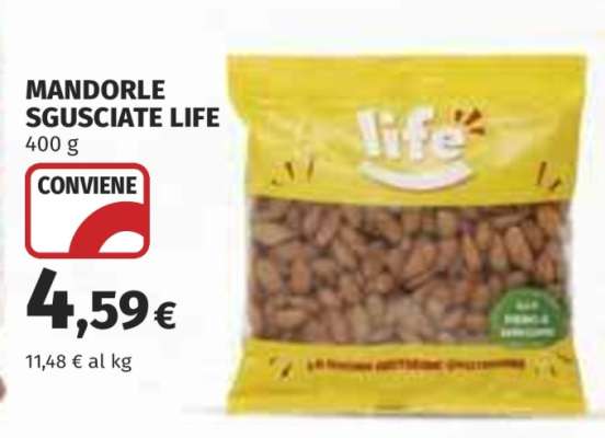 MANDORLE SGUSCIATE LIFE