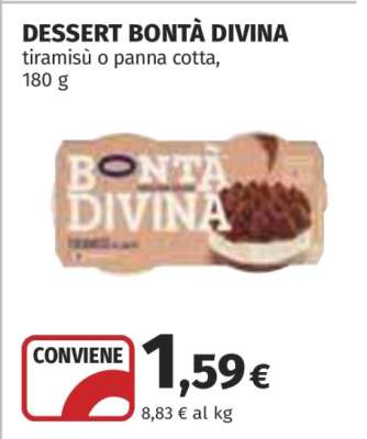 DESSERT BONTÀ DIVINA