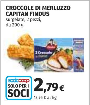 CROCCOLE DI MERLUZZO CAPITAN FINDUS