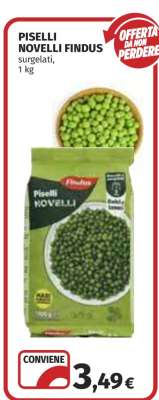 Piselli Novelli Findus
