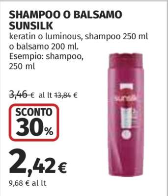 Shampoo o Balsamo Sunsilk