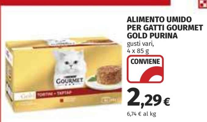 Alimento umido per gatti Gourmet Gold Purina