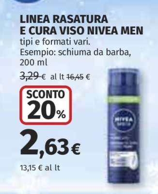 LINEA RASATURA E CURA VISO NIVEA MEN