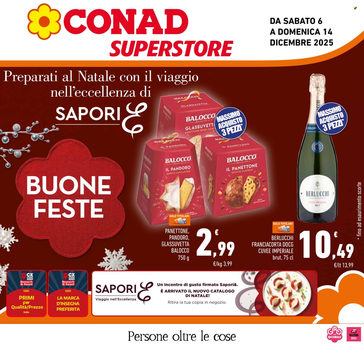 Volantino Conad Superstore - 6/12/2025 - 14/12/2025. Pagina 1