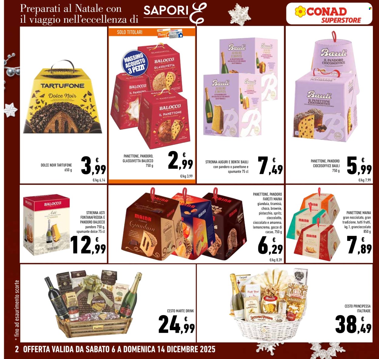 Volantino Conad Superstore - 6/12/2025 - 14/12/2025. Pagina 2
