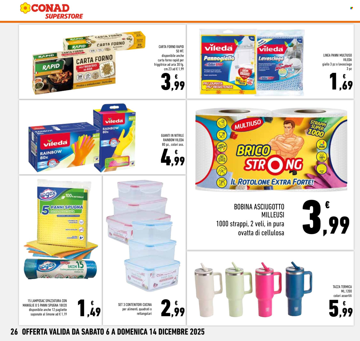 Volantino Conad Superstore - 6/12/2025 - 14/12/2025. Pagina 26