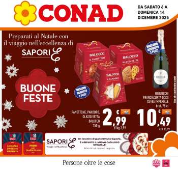 Volantino Conad - 6/12/2025 - 14/12/2025.
