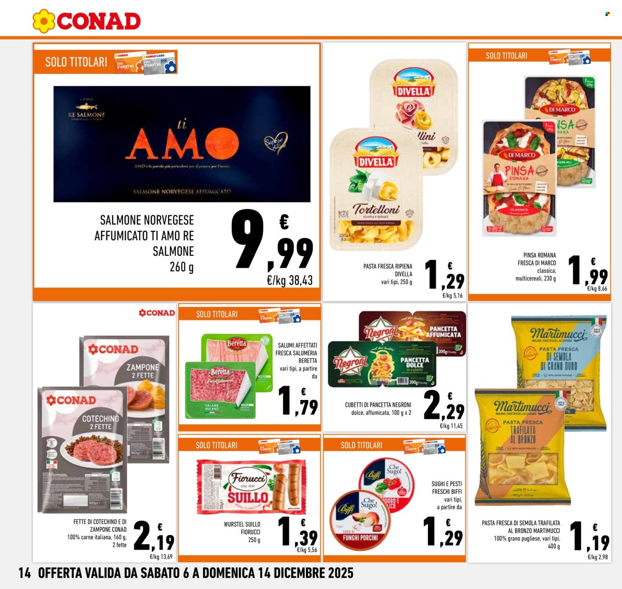 Volantino Conad - 6/12/2025 - 14/12/2025. Pagina 14