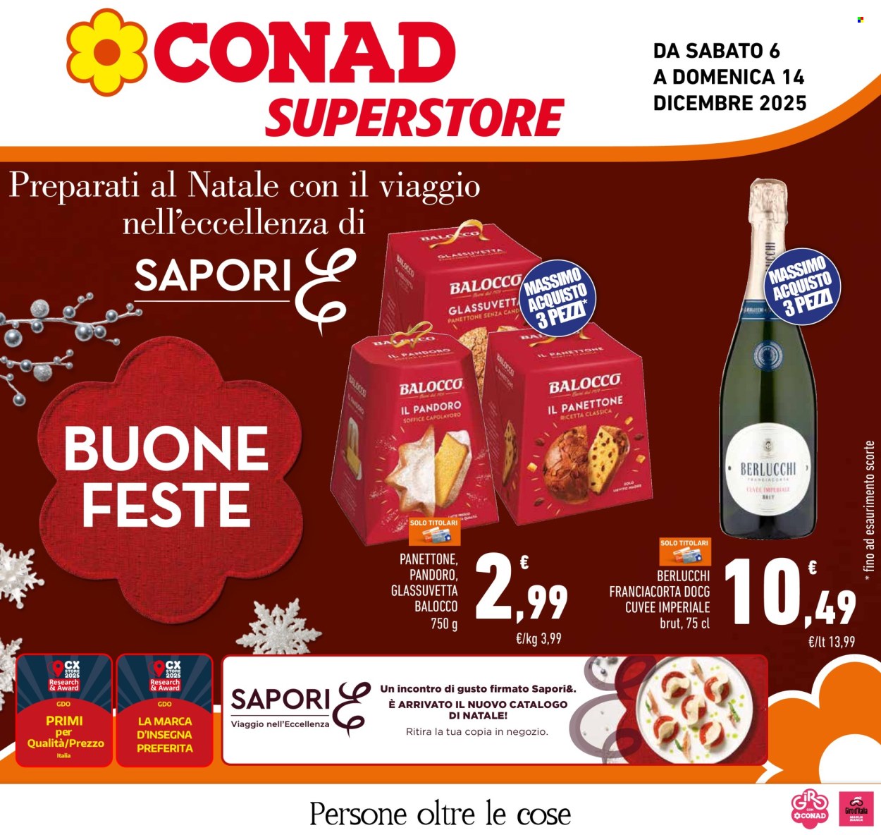 Volantino Conad Superstore - 6/12/2025 - 14/12/2025. Pagina 1