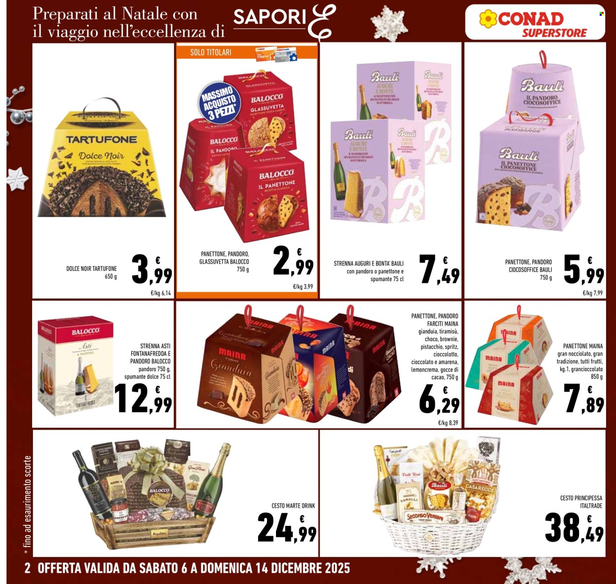Volantino Conad Superstore - 6/12/2025 - 14/12/2025. Pagina 2