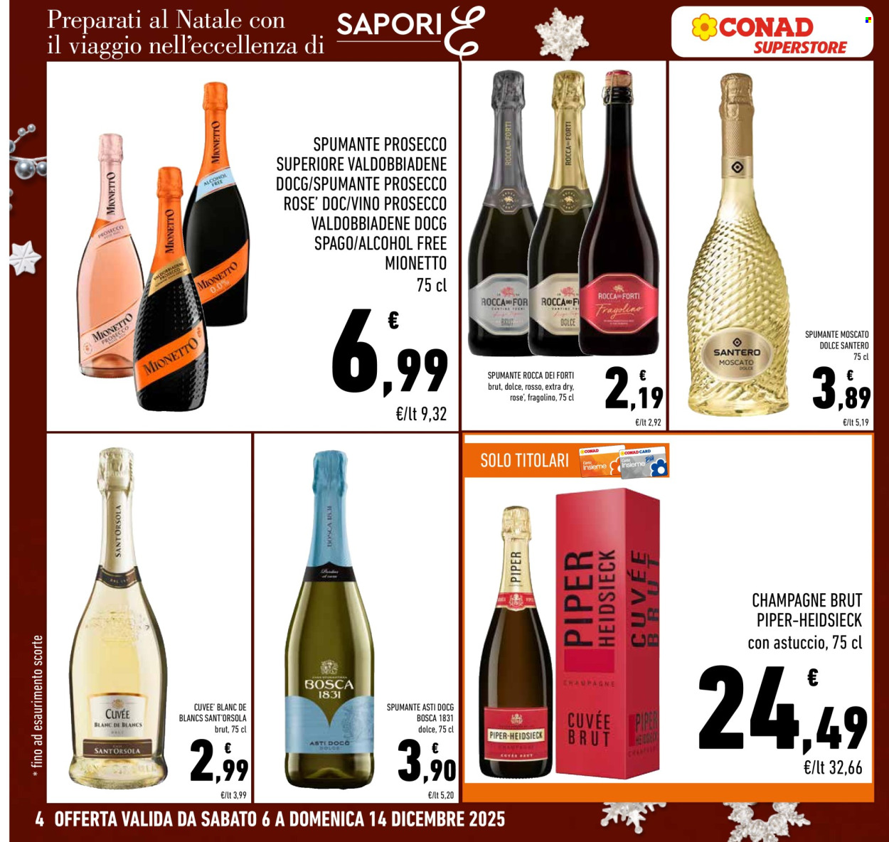 Volantino Conad Superstore - 6/12/2025 - 14/12/2025. Pagina 4
