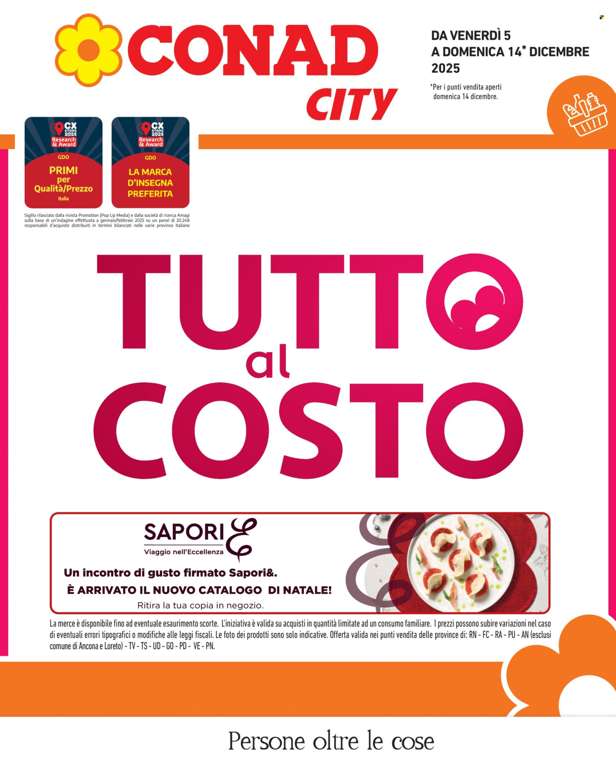 Volantino Conad City - 5/12/2025 - 14/12/2025. Pagina 1