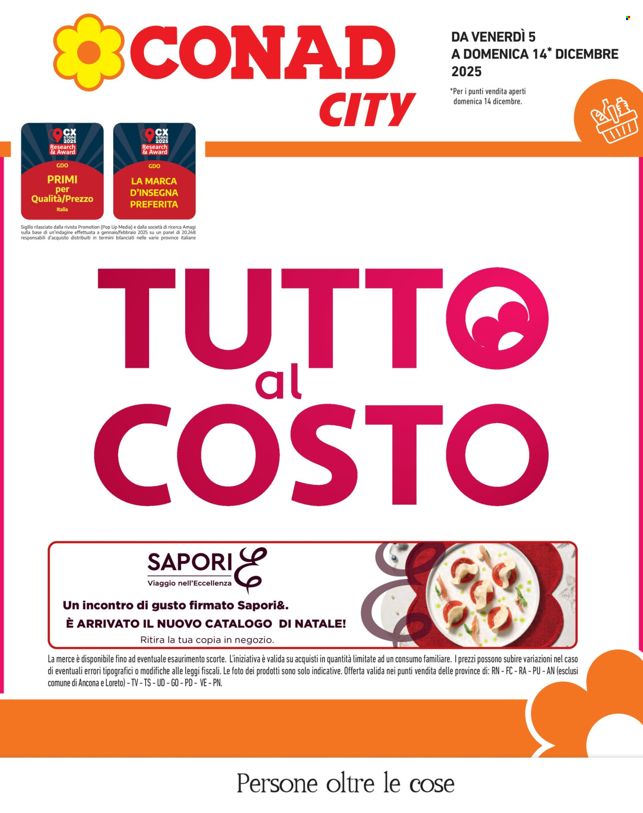 Volantino Conad City - 5/12/2025 - 14/12/2025. Pagina 1