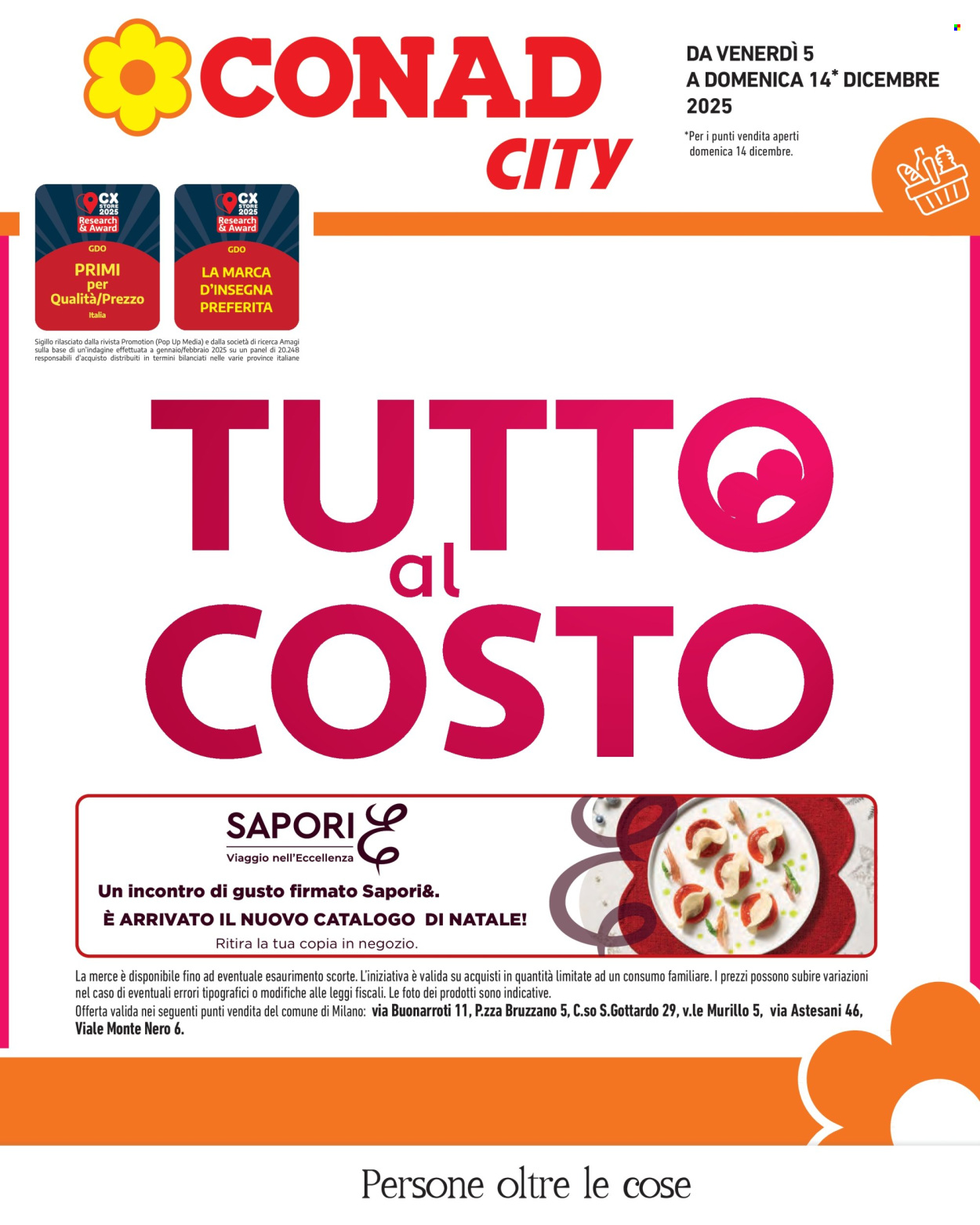 Volantino Conad City - 5/12/2025 - 14/12/2025. Pagina 1