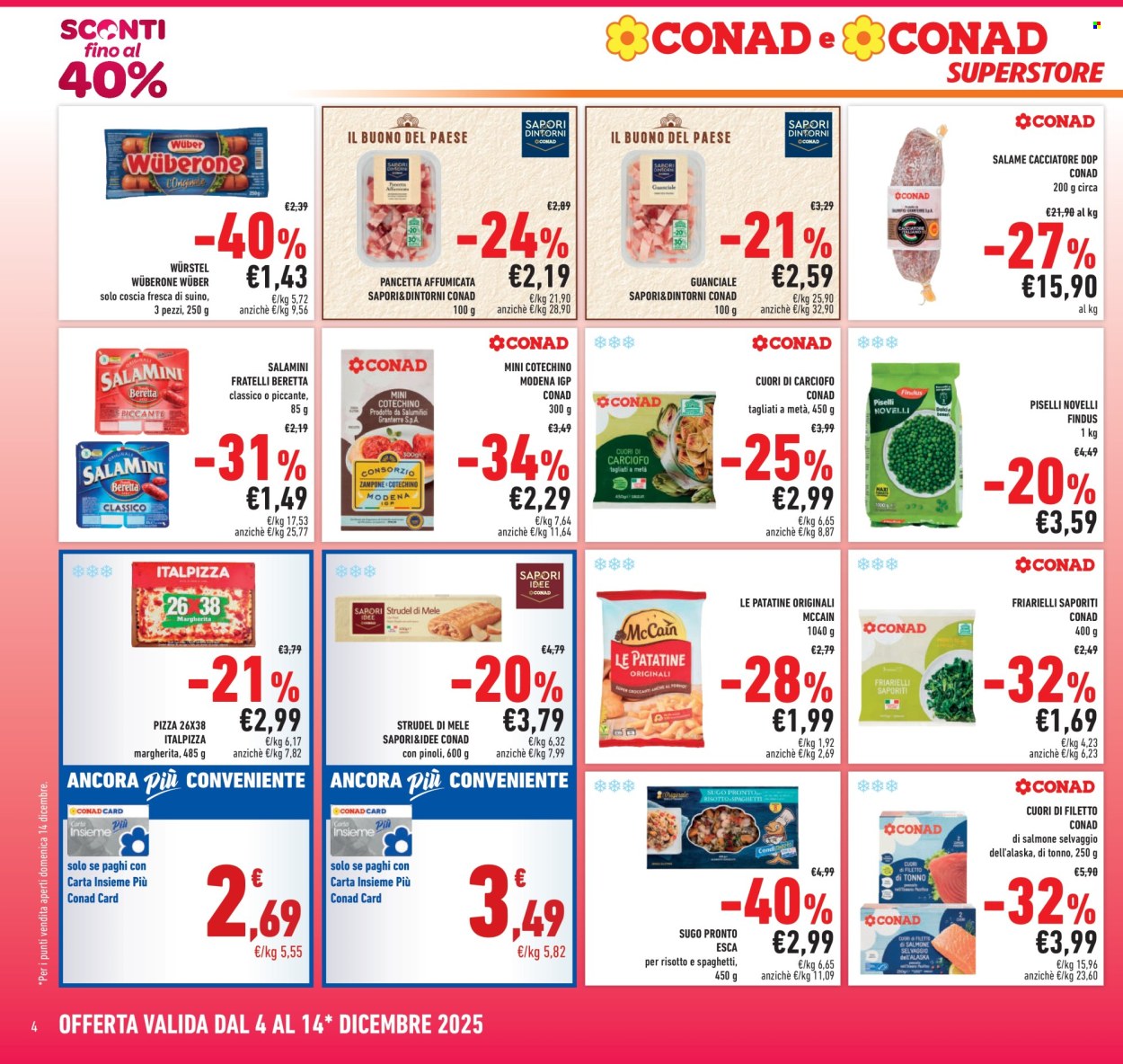 Volantino Conad Superstore - 4/12/2025 - 14/12/2025. Pagina 4