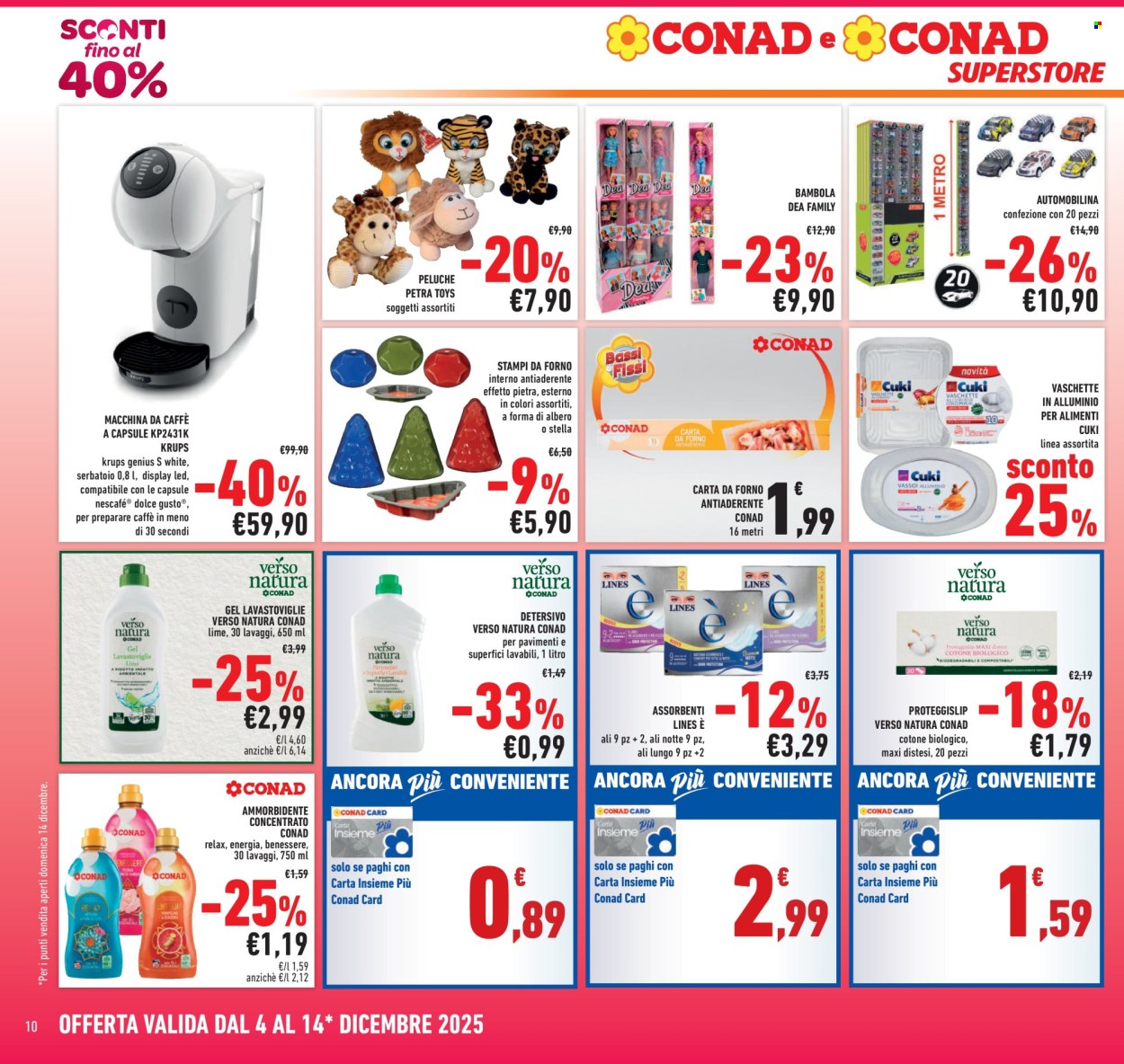 Volantino Conad Superstore - 4/12/2025 - 14/12/2025. Pagina 10