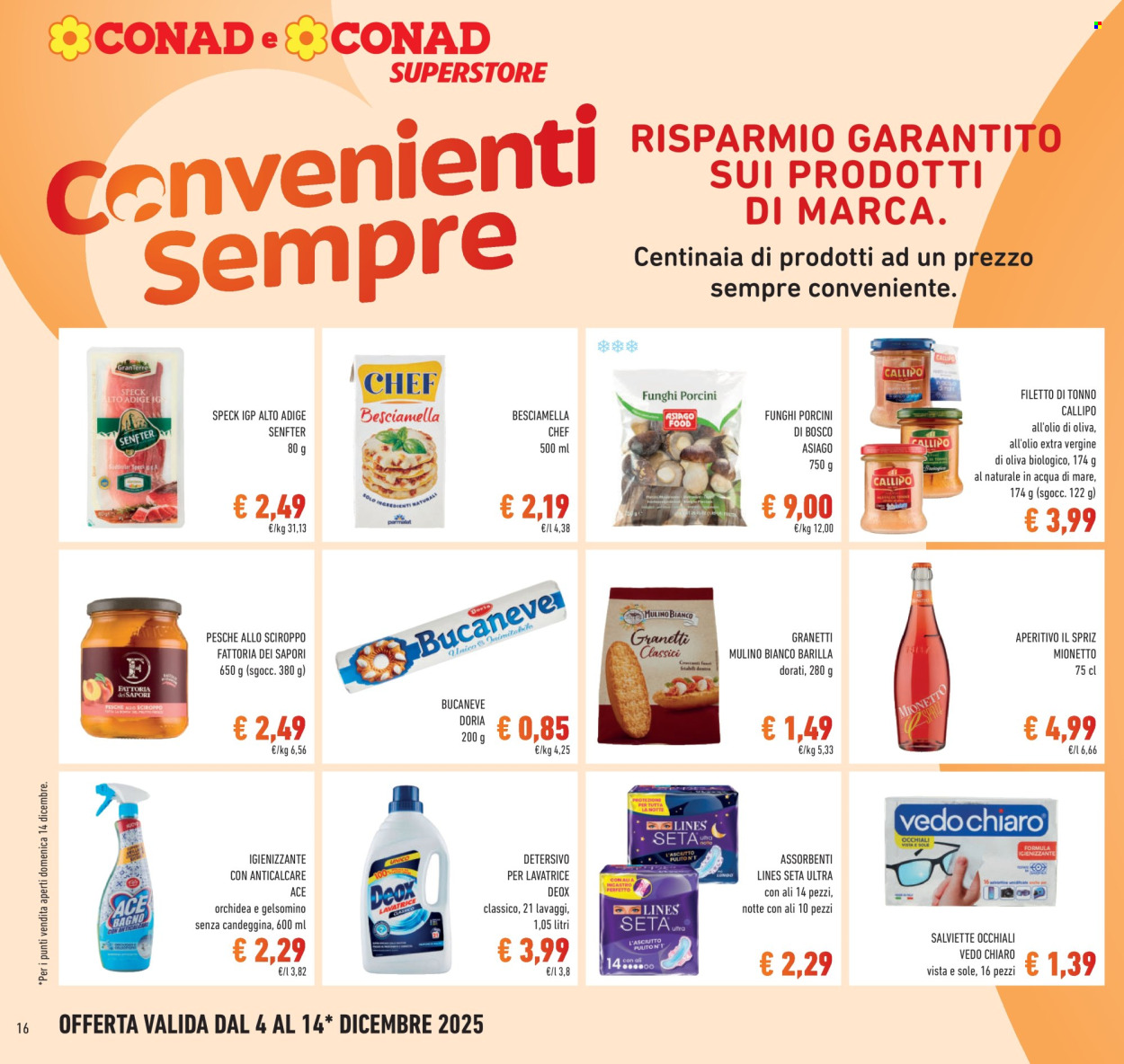 Volantino Conad Superstore - 4/12/2025 - 14/12/2025. Pagina 16