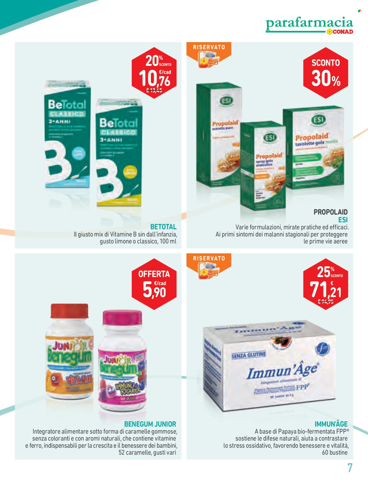Volantino Parafarmacia Conad - 5/12/2025 - 6/1/2026. Pagina 7
