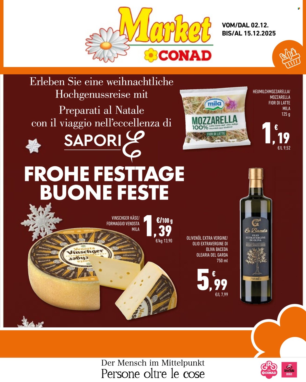Volantino Market Conad - 2/12/2025 - 15/12/2025. Pagina 1