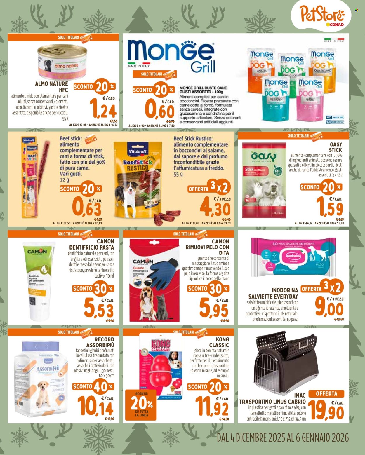 Volantino Pet Store Conad - 4/12/2025 - 6/1/2026. Pagina 3