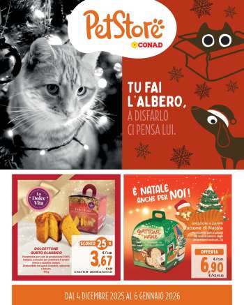 Volantino Pet Store Conad - 4/12/2025 - 6/1/2026.